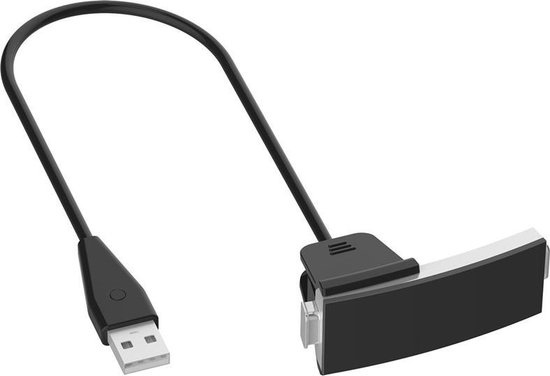 premier Draai vast Alaska USB Oplader Voor de Fitbit Alta HR - Lader Charger Oplaad Kabel / Laadkabel  - Zwart | bol.com