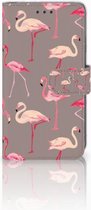 Flipcase Geschikt voor iPhone XR Flamingo