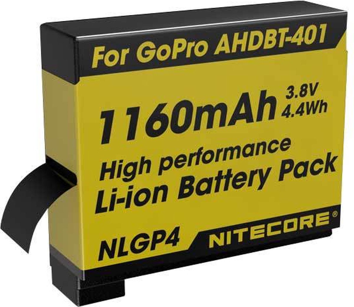 Nitecore Batterij NLGP4 Oplaadbaar voor de GP4-Serie