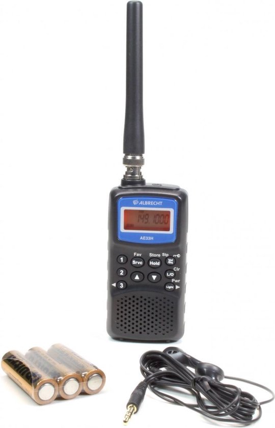 Scanner de bande d' Air Albrecht AE-33H avec radio FM