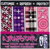 Wrapstar Skins 4-pack Nintendo Wii Controller + Nunchuk