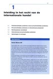 Pagina 17 met de titel "1 Inleiding in het recht van de internationale handel" en een "Openingscasus Dalchi Motors BV".
