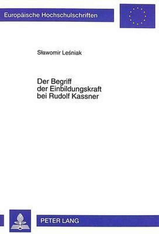 Der Begriff der Einbildungskraft bei Rudolf Kassner - cover