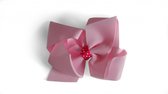 Jessidress Meisjes Haarclip met Haarstrikje van 12 cm - Roze