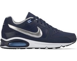 Nike Air Max Command Leather Sneakers Heren - Obsidian/Metallic Silver-Bluec
