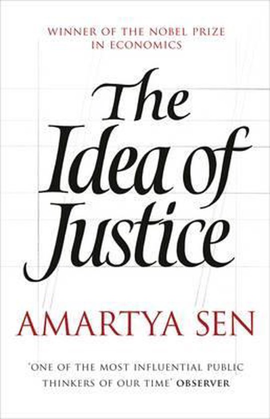 The Idea of Justice - cover