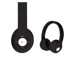 Platinet Omega FH0915B headset - bluetooth 3.0 - 8 uur speeltijd - handsfree bellen - SD-kaartlezer - zwart