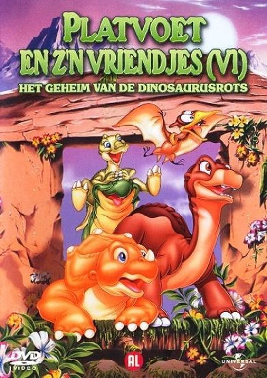 Cover van de film 'Platvoet 6 - Het Geheim Van De Dinosaurusrots'