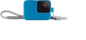 GoPro Sleeve + Lanyard Blue