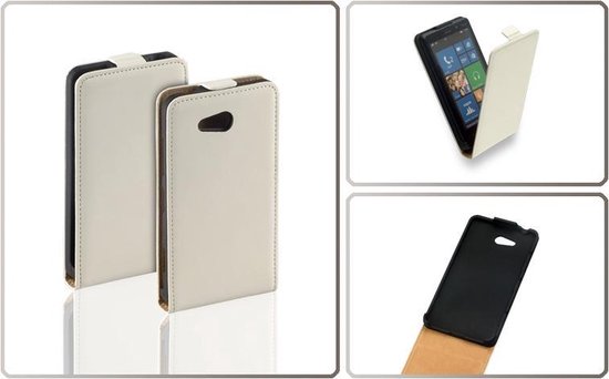 Besnoeiing Voorman Maand LELYCASE Lederen Flip Case Cover Hoesje Nokia Lumia 820 Wit | bol.com