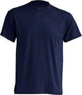 JHK t-shirts kleur navy maat XXL - Set van 5 stuks