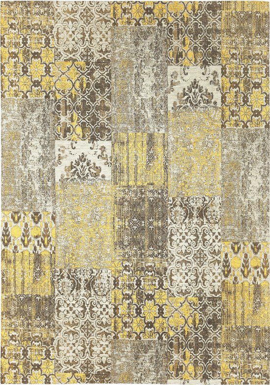 Vintage patchwork - Treating Taupe - 140x200 - Melon