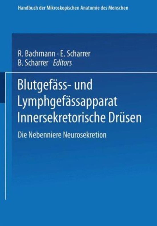 Blutgefass- Und Lymphgefassapparat Innersekretorische Drusen - cover