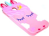 Eenhoorn hoesje roze Samsung Galaxy J3 (2015) / J3 (2016)