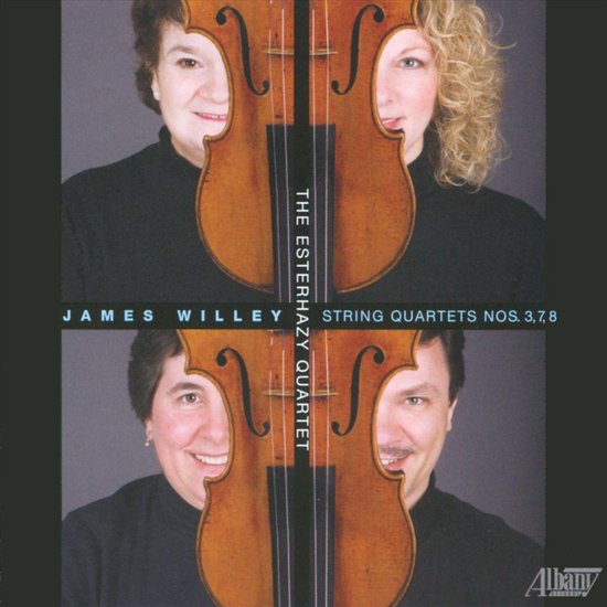 James Willey String Quartets Nos. 3, 7 & 8, Esterhazy Quartet CD