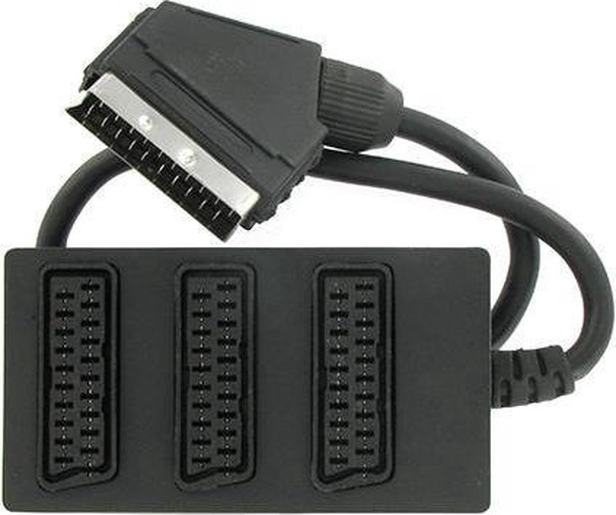 Kopp Scart centrale 3-weg 0,5m