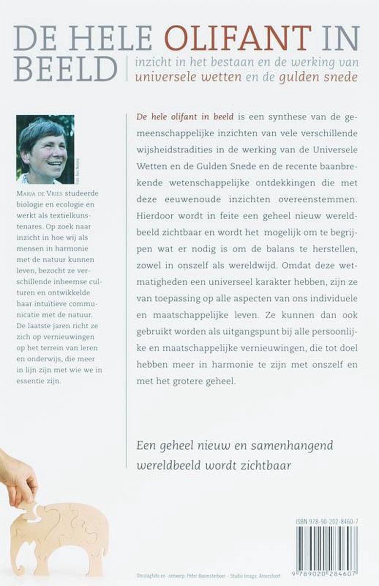 De hele olifant in beeld - back cover