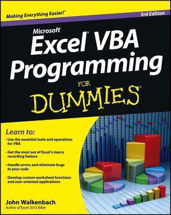 Excel Vba Programming For Dummies - cover