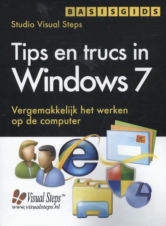 Cover van het boek 'Basisgids tips en trucs in Windows 7'