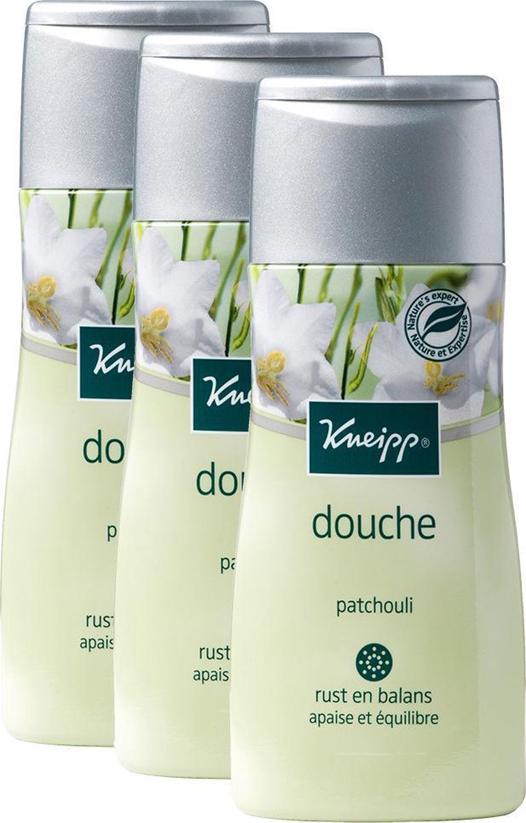 Kneipp Patchouli douchegel 3x200ml