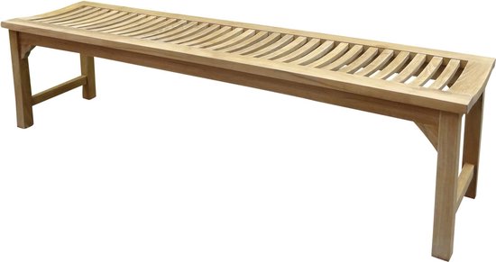 Banc de jardin javanais 180x45xH46 cm teck