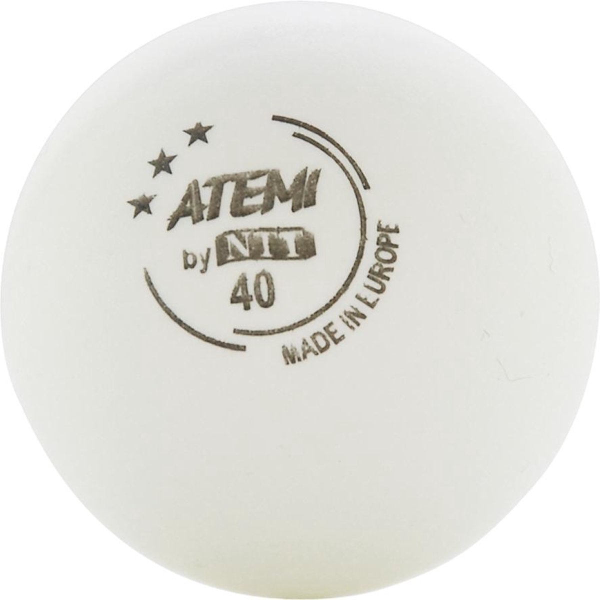 Atemi tafeltennisballen wit 3 ster - 6 stuks - professionele kwaliteit.