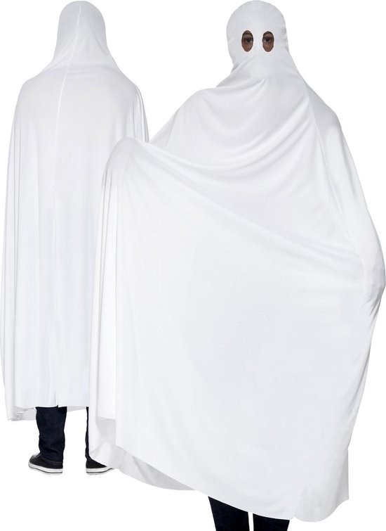 Symfonie Verrast het is nutteloos Spook kostuum voor Halloween of spokentocht - Geest gewaad wit onesize |  bol.com