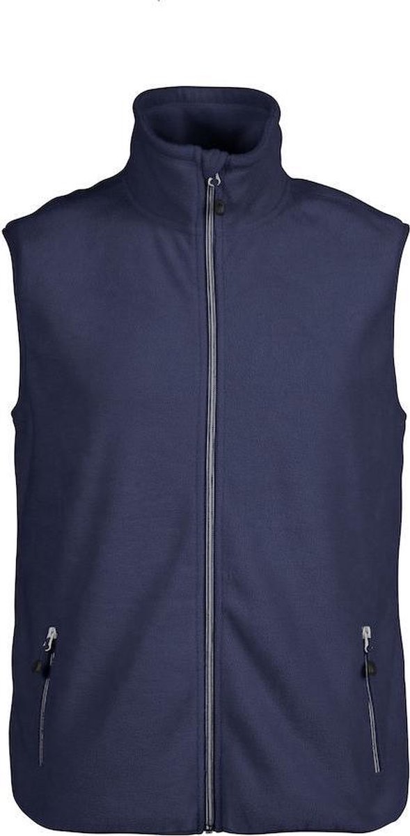 Printer FLEECE VEST SIDEFLIP 2261506 Marine 3XL Blauw