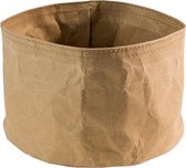 Kraftpapier bRoodmandje paperbag - ø17 x h11 cm - beige - Set van 2 stuks