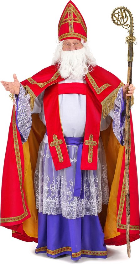 de ober galerij compenseren Luxe Sinterklaas pak voor heren - Verkleedkleding - Large" | bol.com