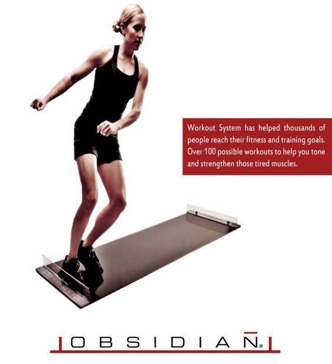 Obsidian Fitness slide board Fitness set