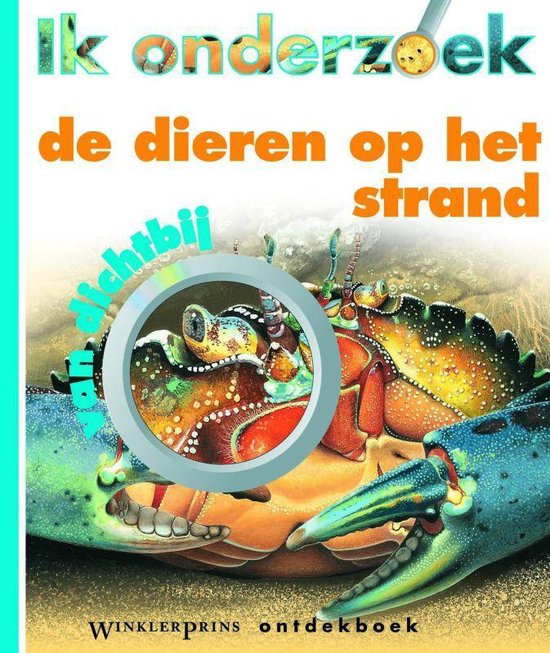 Cover van het boek 'Ik onderzoek de dieren op het strand'