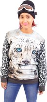 Breaking Rocks Trui Snow Leopard Sweater L