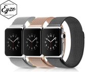 3-Pack Milanees voor Apple Watch 42 mm Bandje voor Apple Watch Series 3 2 & 1 - One-size – 42mm RVS Milanees Watchband voor iWatch – Zwart (Black) / Zilver (Silver) / Rose Gold (Rosegoud) – B
