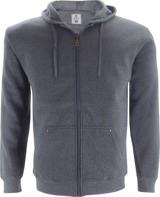 SWEATVEST met capuchon 'Camouflage' navy (Kam Jeans
