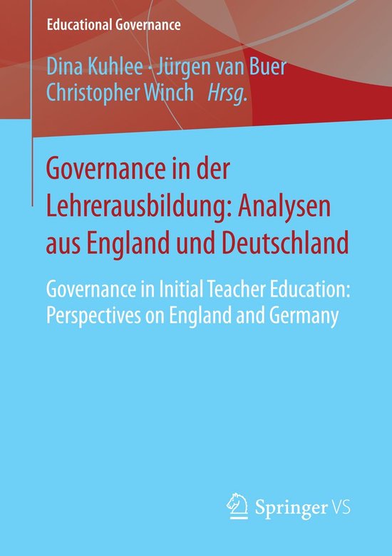 Educational Governance 27 - Governance in der Lehrerausbildu ... - cover
