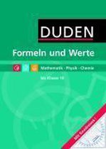 Formeln Und Werte  - Formelsammlung Bis Klasse 10