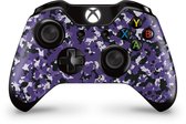 Xbox One Controller Skin Camo Paars Sticker