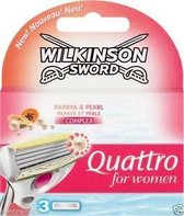 Wilkinson Quattro Women - 3 stuks - Scheermesjes