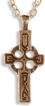 St Justin kruis, Celtic flat bronzen Kruis (BZX01)