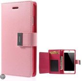Mercury Rich Dairy wallet case iPhone 6 Plus licht roze