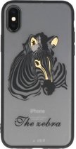 Dieren TPU Hoesjes Cases voor iPhone X Zebra