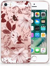 iPhone SE | 5S Uniek TPU Hoesje Watercolor Flowers