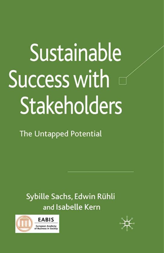 Sustainable Success with Stakeholders - cover