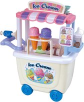 Speelgoedwinkel kinderen - Duwwagen - IJskraam met ijsjes