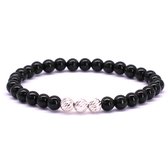 FortunaBeads Premium Green Goldstone Armband – Dames – Elastisch – Medium 18cm