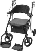 Vitility Rolstoel (met beensteunen) en Rollator 2 in 1 -  Opvouwbaar -11 kg