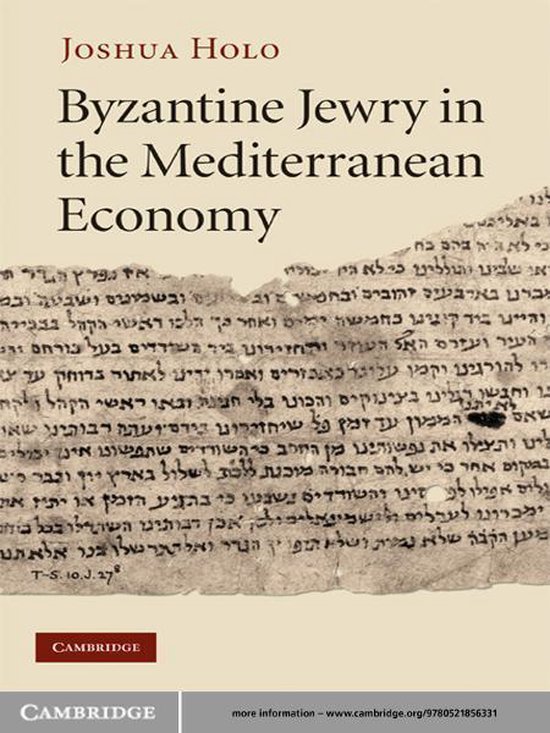 Byzantine Jewry in the Mediterranean Economy - cover
