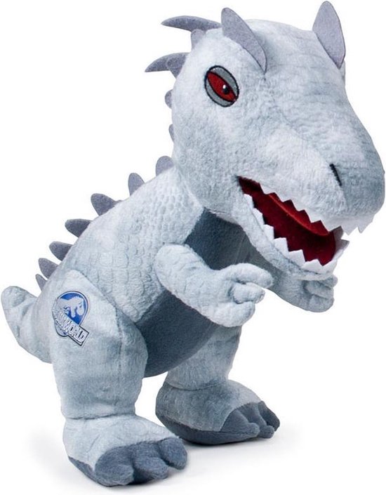 circulatie financieel indruk Jurassic World dinosaurus knuffel Indominus Rex 33cm | bol.com