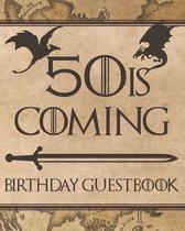 50 Is Coming Birthday Guestbook